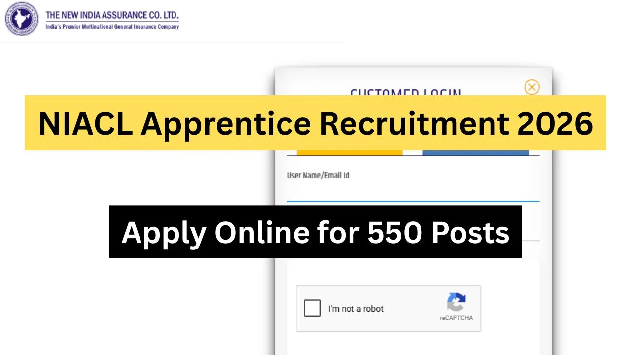 NIACL Apprentice Recruitment 2026