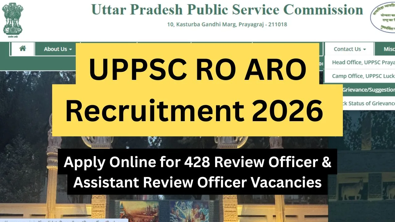 UPPSC RO ARO Recruitment 2026